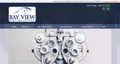 Desktop Screenshot of bayvieweyecarecenter.com